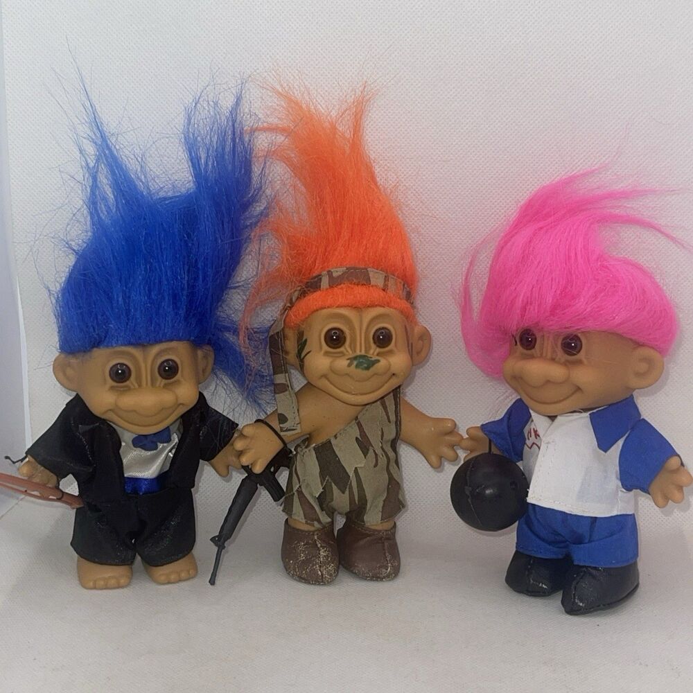 Lot Of 3 Around The World Trolls